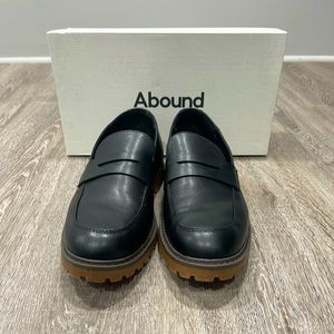 Abound Chunky Sole Loafers - Size 11 Black
